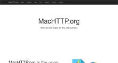 Desktop Screenshot of machttp.org
